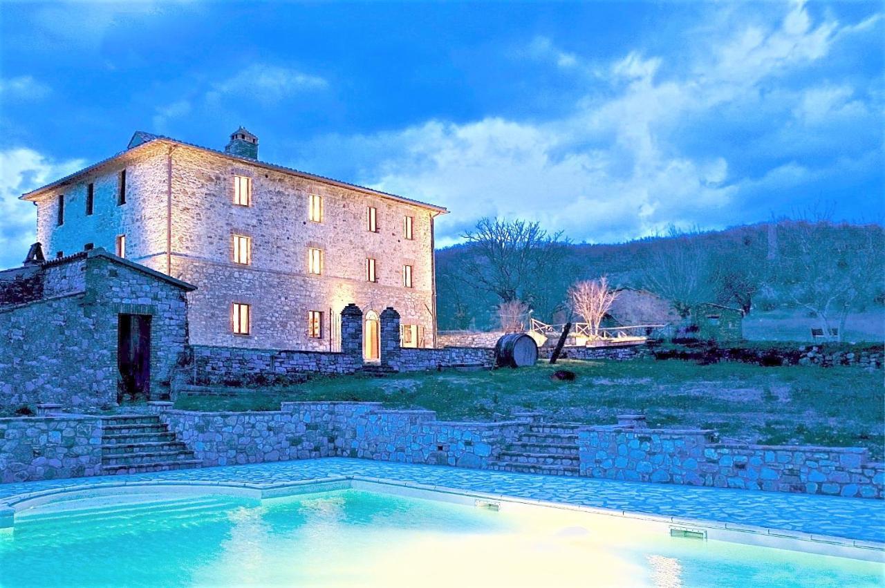 Вилла Campo Al Vento - Country Farm Monte Castello di Vibio Экстерьер фото