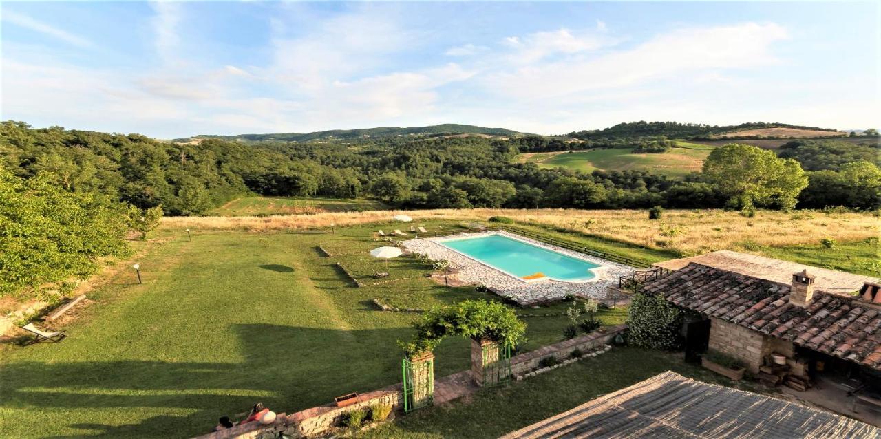 Вилла Campo Al Vento - Country Farm Monte Castello di Vibio Экстерьер фото