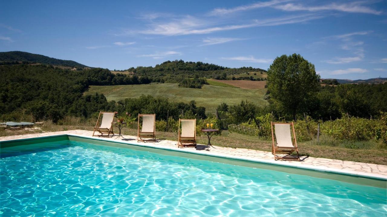 Вилла Campo Al Vento - Country Farm Monte Castello di Vibio Экстерьер фото